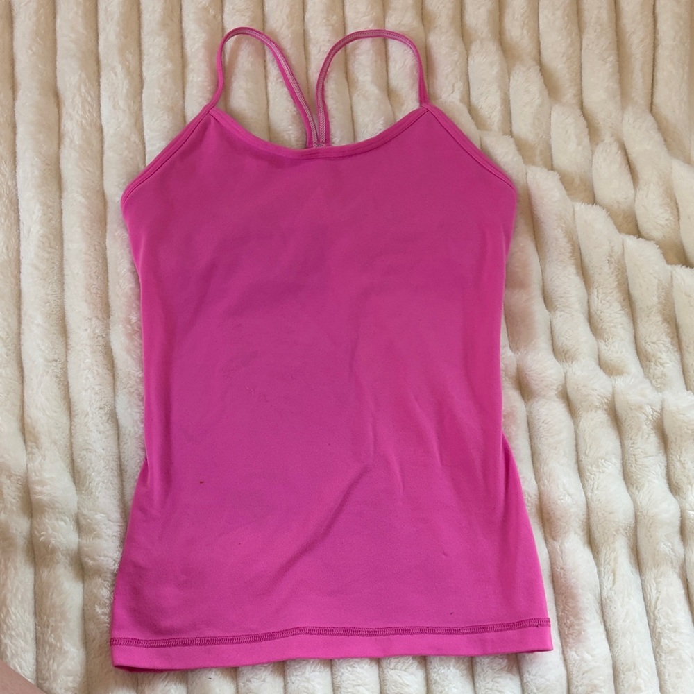 Ivivva power Y pink tank